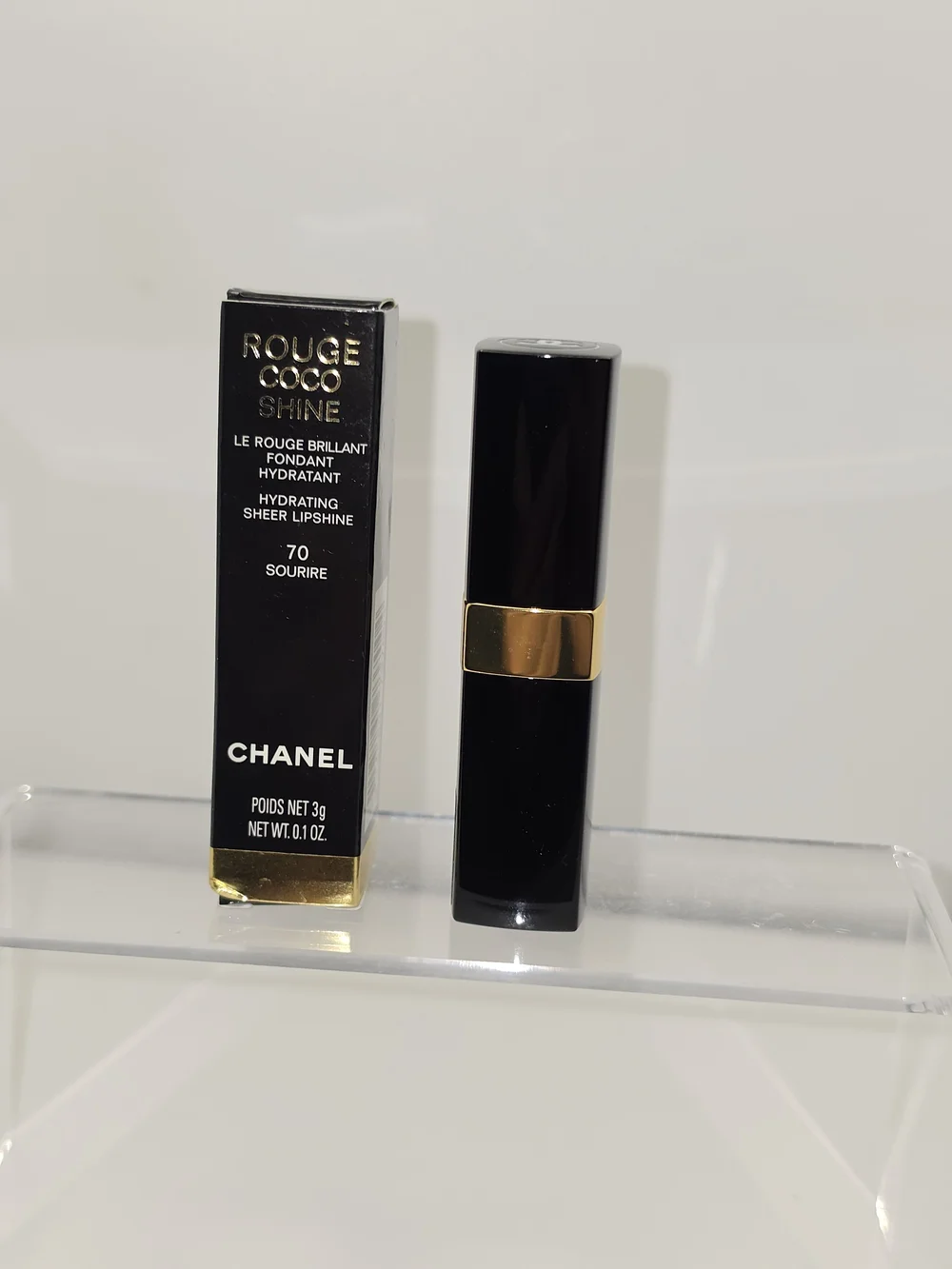 LIMITED EDITION Chanel Rouge Coco Shine Hydrating Sheer Lipshine - 70- 